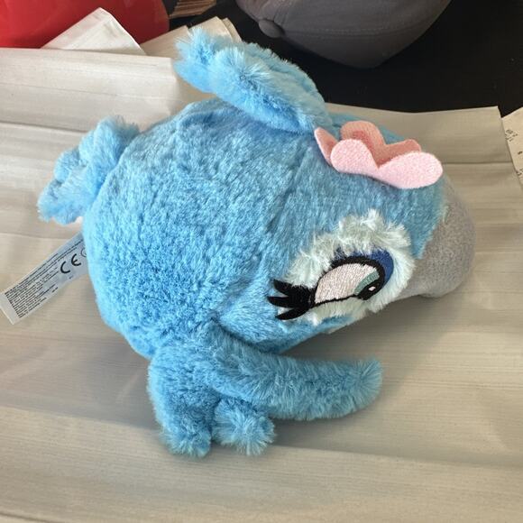 5" ANGRY BIRDS BLUE BIRD Round PLUSH 2011 COMMONWEALTH RIO GIRL Jewel No Sound - Picture 1 of 5